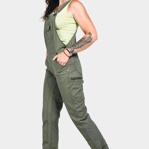 Dovetail Freshley Overalls Ultralight Ripstop in Lichen Green 16-34